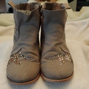 Glitter Star Ankle Boots